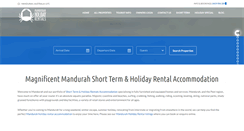 Desktop Screenshot of mandurahholidayrentals.com.au